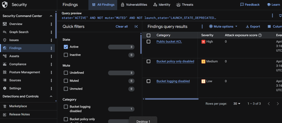 Virtual machine recovery and hardened configuration in Google Cloud